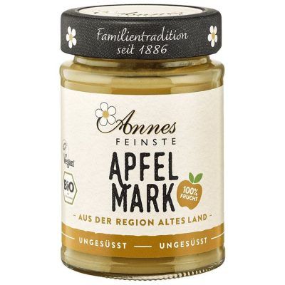 Органско 100% овошно пире од јаболка без додадени шеќери - 190 гр.