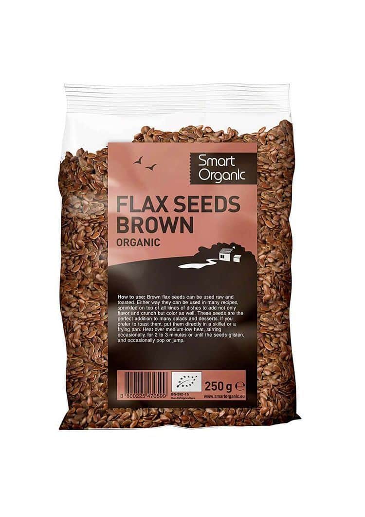 Органско кафено ленено семе - 250 гр.