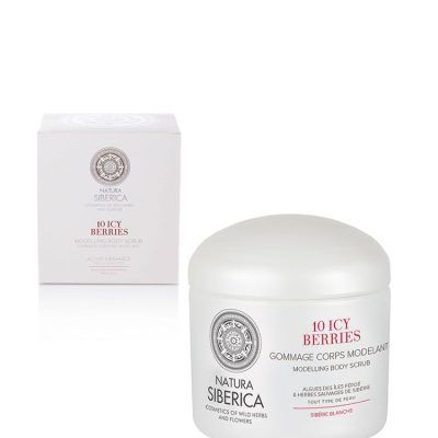 Моделирачки пилинг за тело со 10 видови на сибирски бобинки - 370 мл.