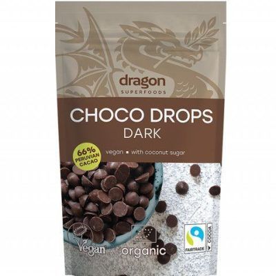 Органски зрна од црно чоколадо - 200 гр.