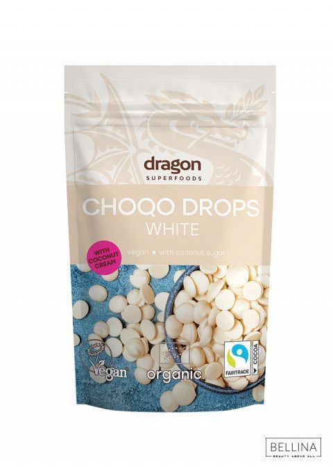 Органски зрна од бело чоколадо - 200 гр.