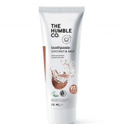 Паста за заби со флуорид со кокос и морска сол - 75 мл.