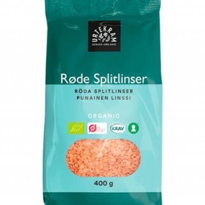 Органска црвена леќа - 400 гр.