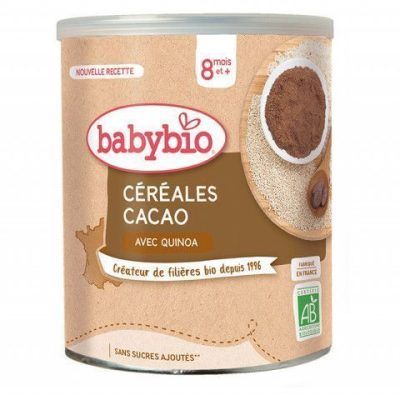 Органски микс од пет вида на житарки со какао без додадени шеќери за 6+ месеци - 220 гр.