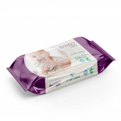 Органски влажни марамчиња за бебиња - х80