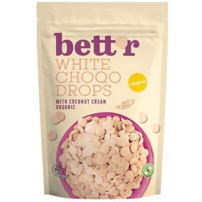 Органски зрна од бело чоколадо - 200 гр.