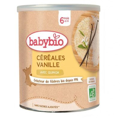 Органски житарки со ванила без додадени шеќери за 6+месеци - 220 гр.