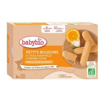 Органски бисквити со есенцијално масло од портокал за 8+ месеци - 120 гр.