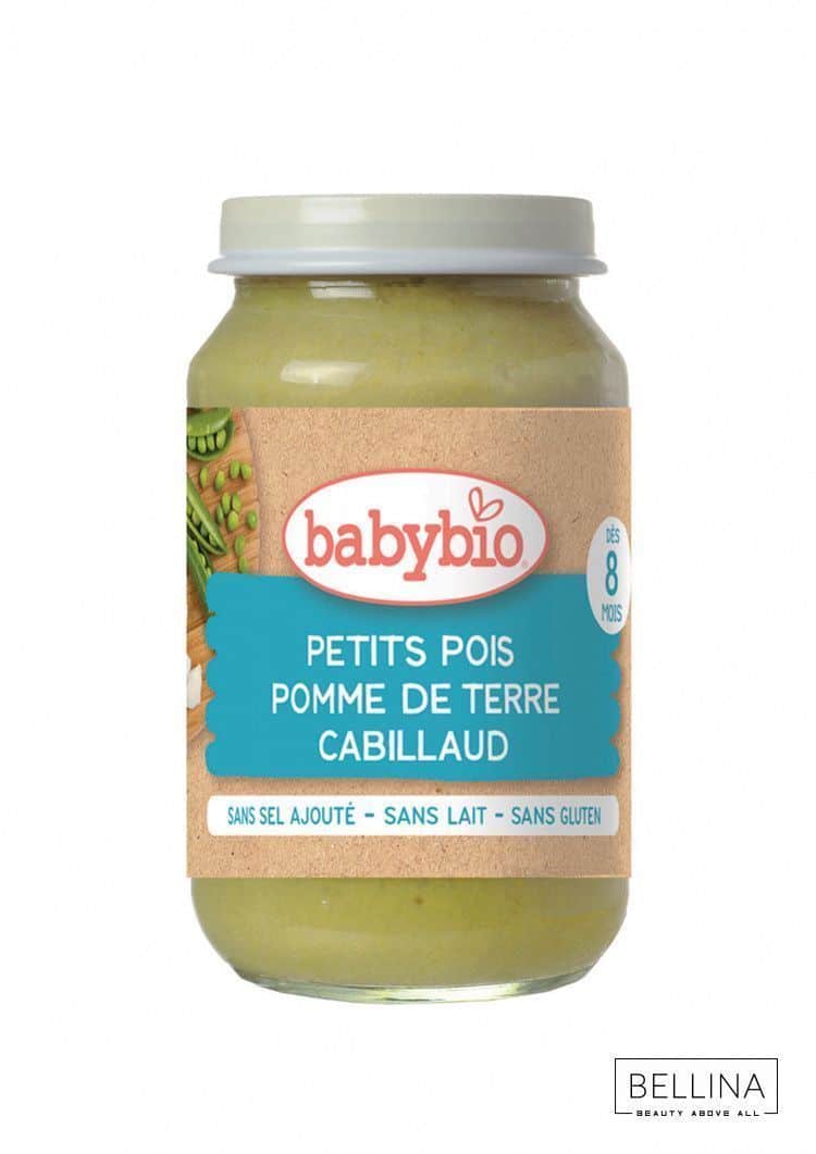 Органска безглутенска каша од грашок, компир и бакалар без додадено млеко и сол за 6+ месеци - 200 г