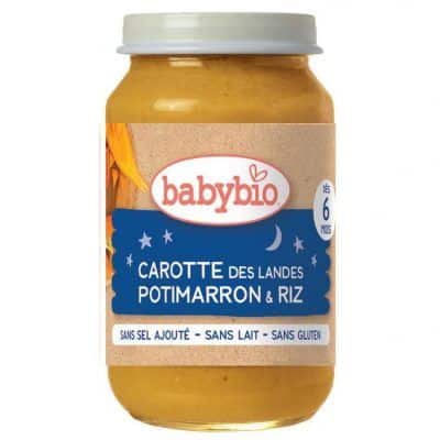 Органска безглутенска ноќна каша од морков, тиква и ориз без додадено млеко и сол за 6+ месеци - 200