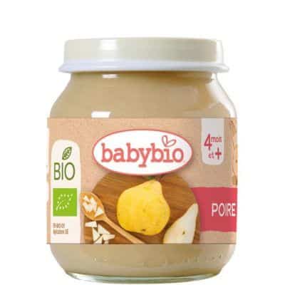 Органска безглутенска овошна каша од круша без додадено млеко и шеќер за 4+ месеци - 130 гр.