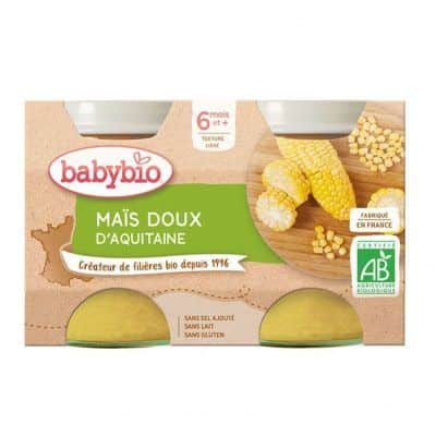 Органска безглутенска каша од пченка без додадено млеко и сол за 4+ месеци - 2х130 гр.