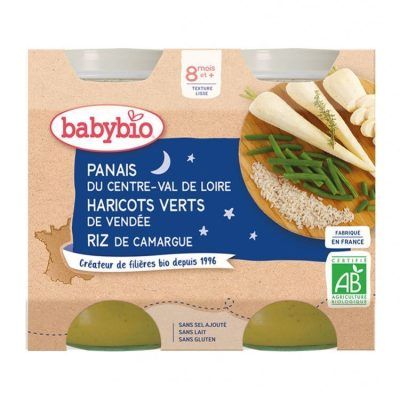 Органска безглутенска каша од пашканат, боранија и ориз без додадено млеко и сол за 8+ месеци -2х200