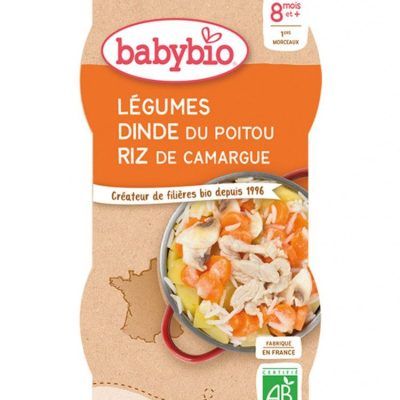 Органски безглутенски оброк од зеленчук, месо од мисирка и ориз без додадено млеко и сол за 8+ месец