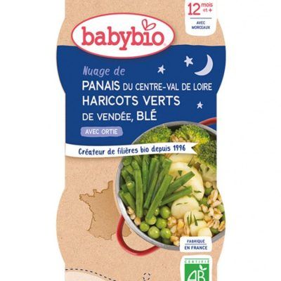 Органски ноќен оброк од пашканат, боранија, пченица и коприва без додадено млеко и сол за 12+ месеци