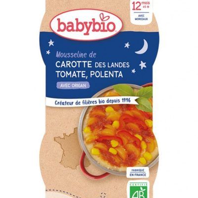 Органски безглутенски ноќен оброк од морков, домат, палента и оригано без додадено млеко и сол за 12