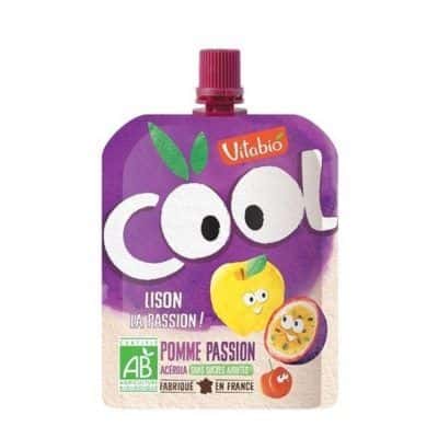 Органско пире од јаболко и маракуја со ацерола за 3+ години - 90 гр.