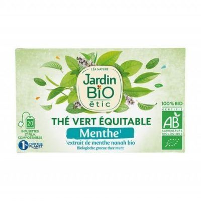 Органски зелен чај со ментол - 30 гр.