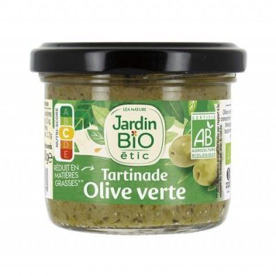 Органски намаз од зелени маслинки - 100 гр.