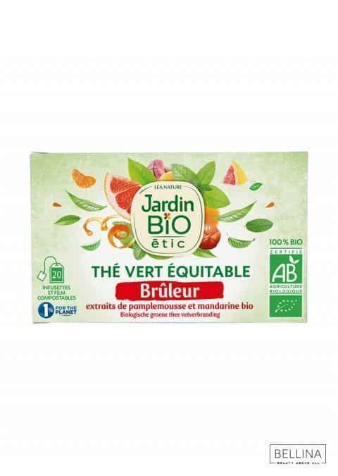 Органски зелен чај со цитрон и мандарина за согорување на масти - 30 гр.