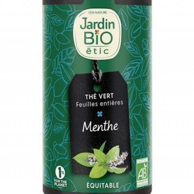 Органски зелен чај со нане - 90 гр.