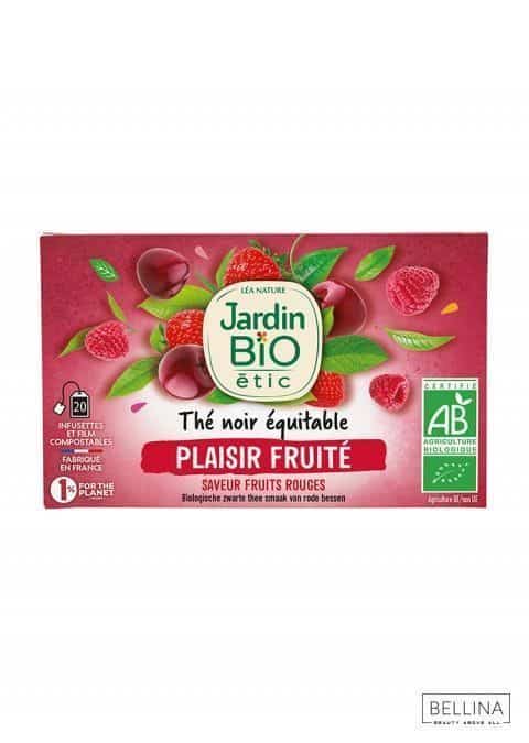 Органски црн чај со вкус на црвени овошки и ванила - 28 гр.