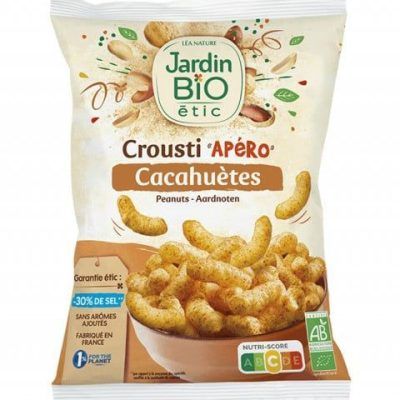 Органски флипс од пченка со кикирики - 85 гр.