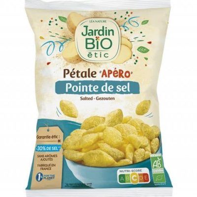 Органски флипс од компир со мала количина сол - 85 гр.