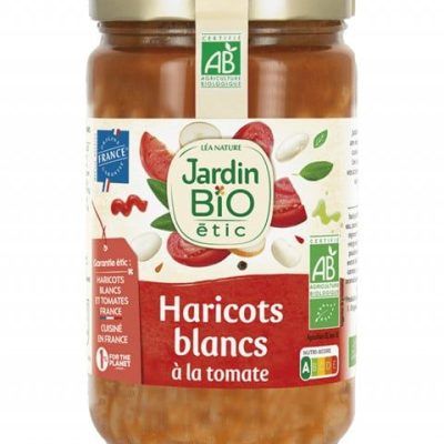 Органски бел грав со домати - 680 гр.