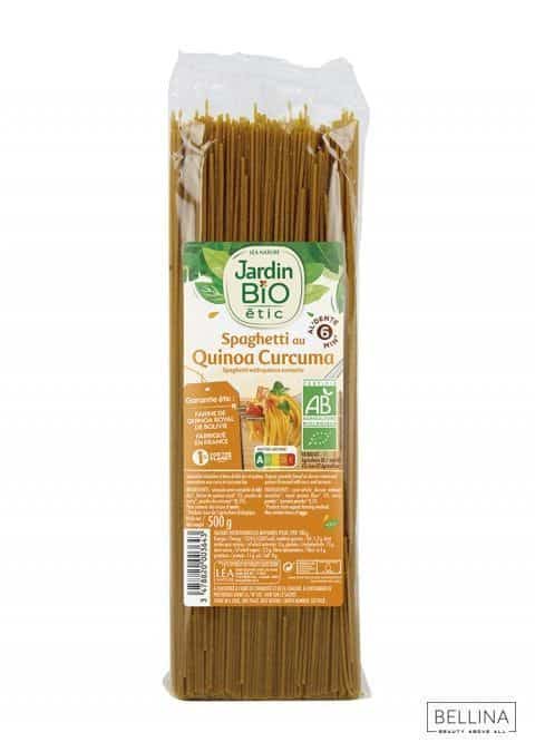 Органски шапгети со киноа и кари - 500 гр.