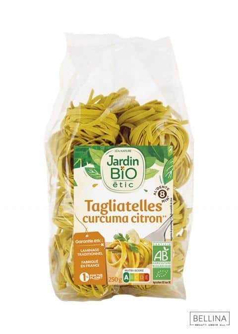 Органски таљатели со куркума и лимон - 250 гр.