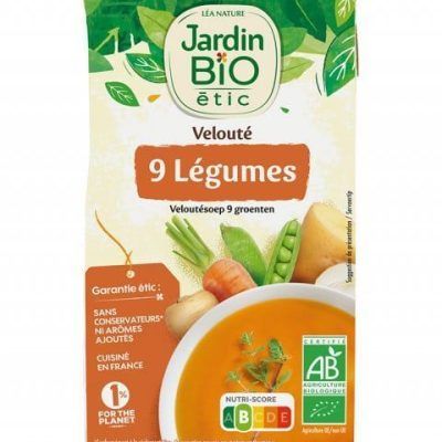 Органска супа од 9 видови зеленчуци - 1 Л.