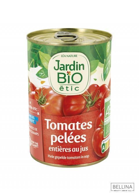 Органски лупени домати - 400 гр.