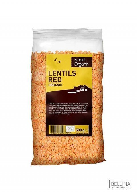 Органска црвена леќа - 500 гр.