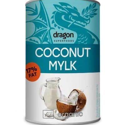 Органско растително млеко од кокос со 17% масленост - 400 гр.