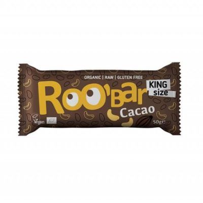 Органски безглутенски бар од јаткасти плодови и какао - 50 гр.