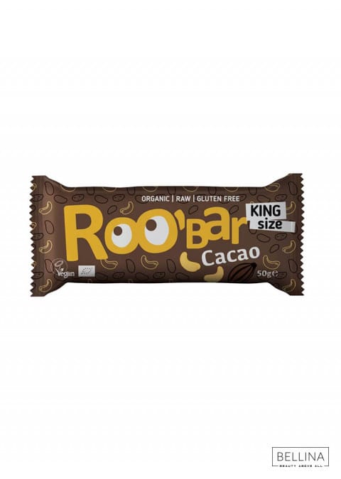 Органски безглутенски бар од јаткасти плодови и какао - 50 гр.