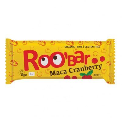 Органски безглутенски бар со мака и брусница - 30 гр.