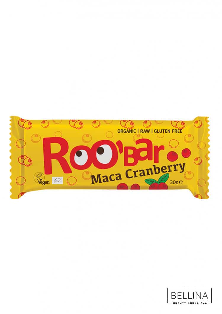 Органски безглутенски бар со мака и брусница - 30 гр.