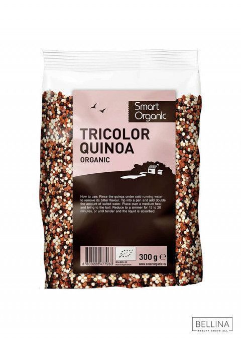 Органска киноа во три бои - 300 гр.