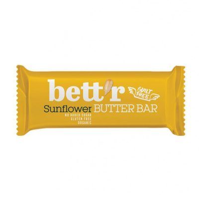 Органски бар со путер од сончоглед без додаден шеќер - 30 гр.