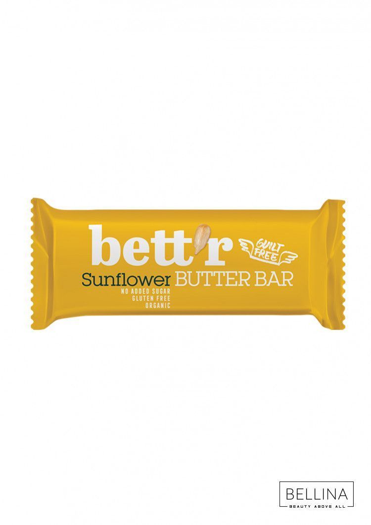 Органски бар со путер од сончоглед без додаден шеќер - 30 гр.