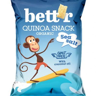 Органски флипс од киноа со морска сол - 50 гр.