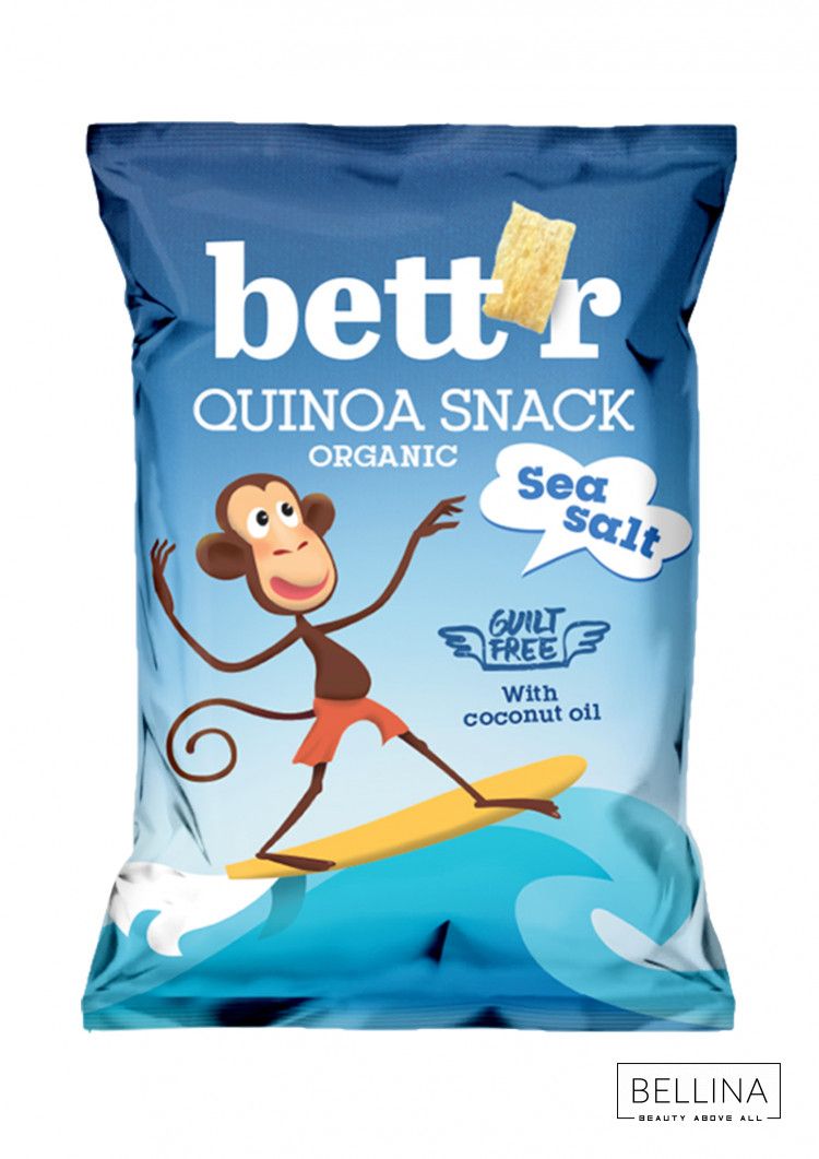 Органски флипс од киноа со морска сол - 50 гр.