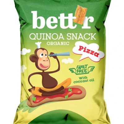 Органски флипс од киноа со вкус на пица - 50 гр.