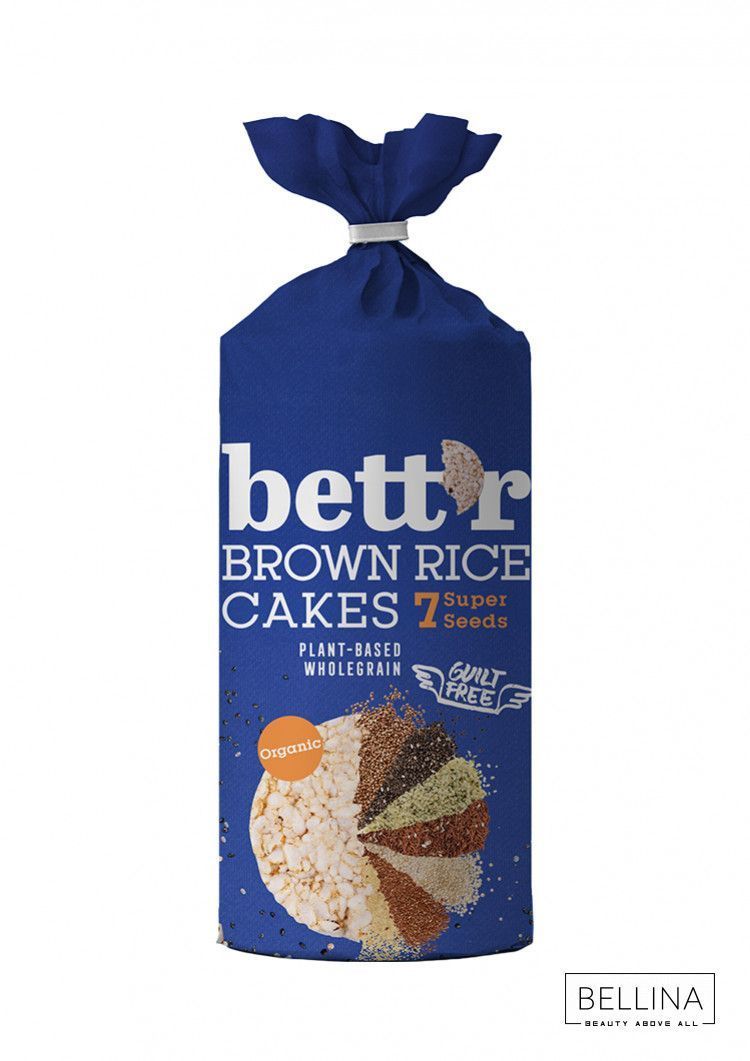 Органски оризови галети со 7 супер зрна - 120 гр.