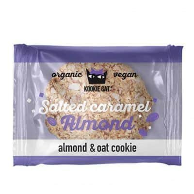 Органско колаче со солени карамелизирани бадеми - 50 гр.