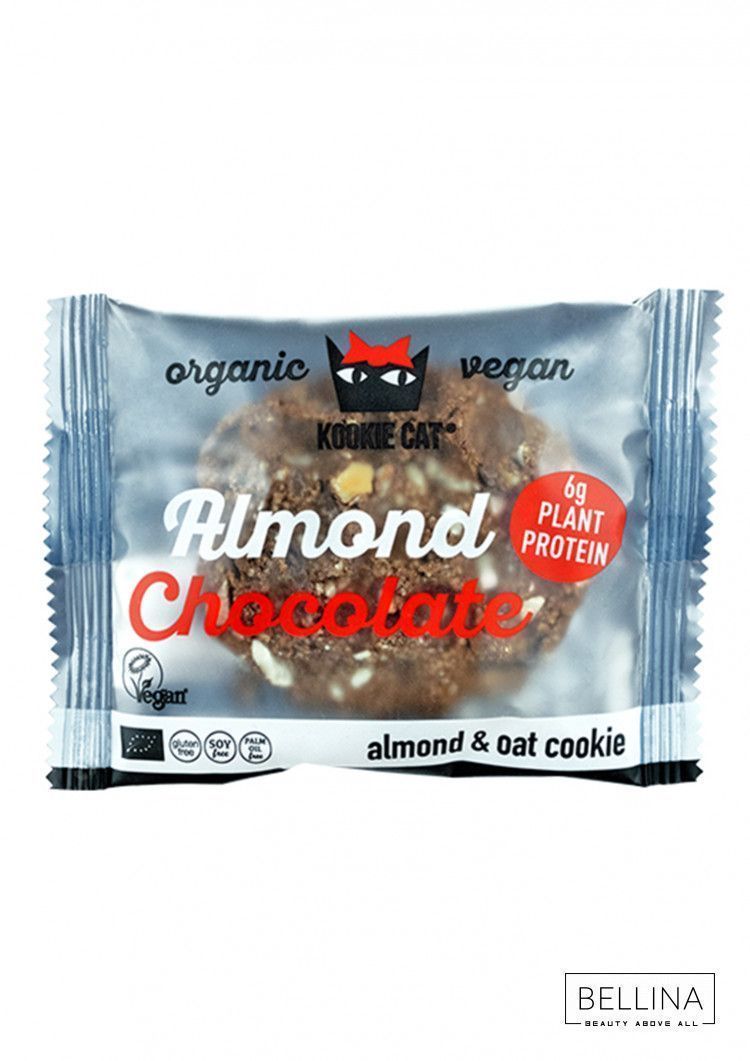 Органско протеинско колаче со темно чоколадо - 50 гр.