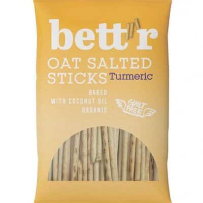 Органски овесни соленки со куркума - 50 гр.