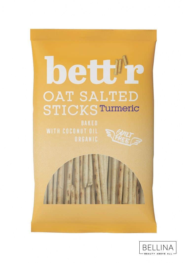 Органски овесни соленки со куркума - 50 гр.